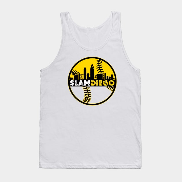 Slam Diego Baseball City Sunset Tank Top by EnolaReven